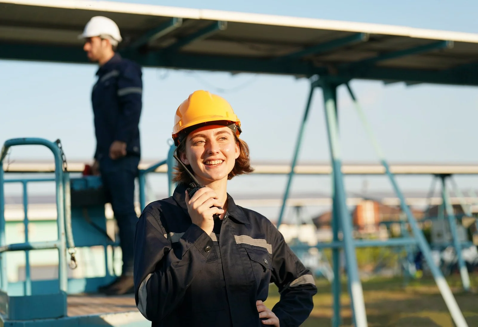 Construction professional on site — Grace Estimating contact